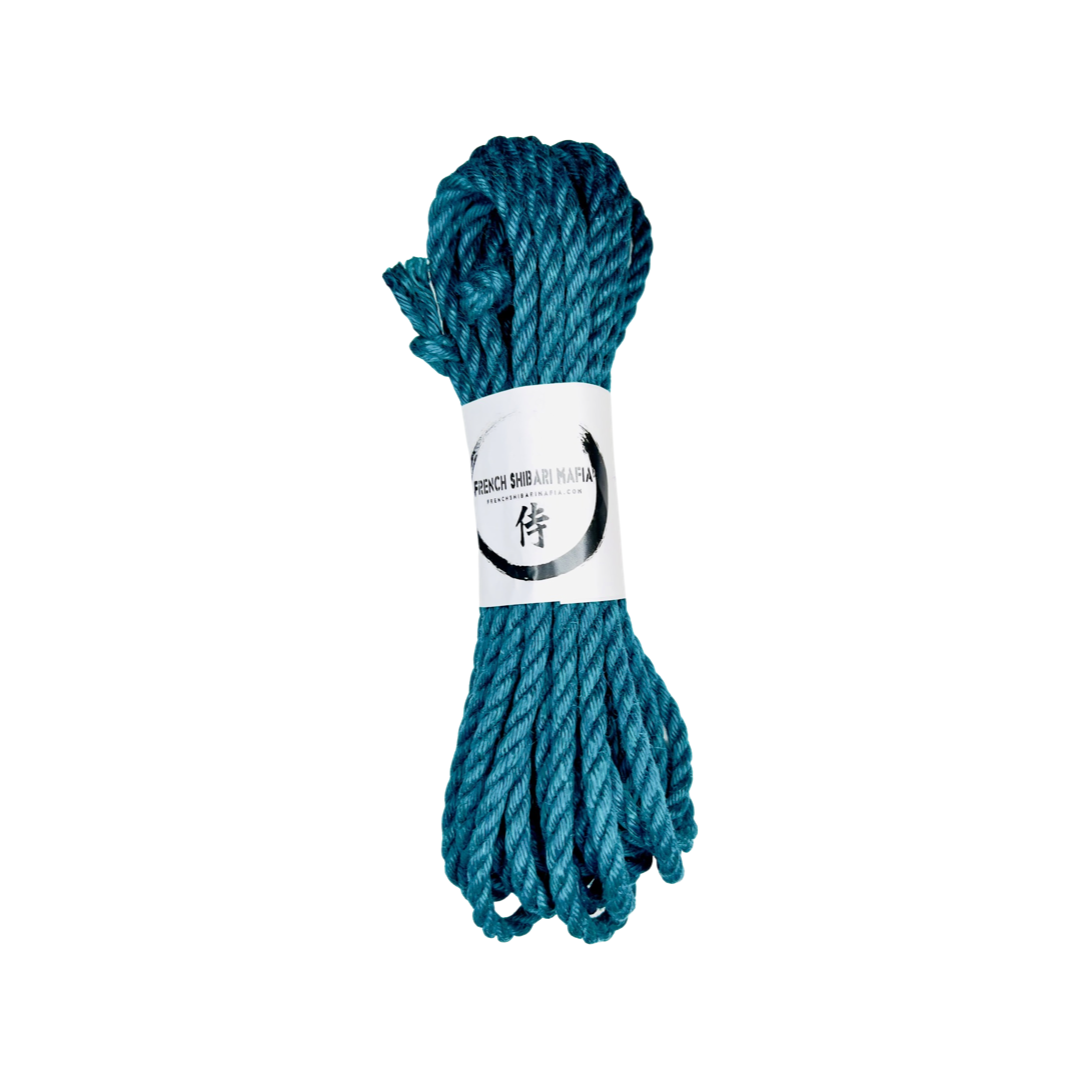 Corde Shibari vert emeraude Premium – French Shibari Mafia, jute sans JBO