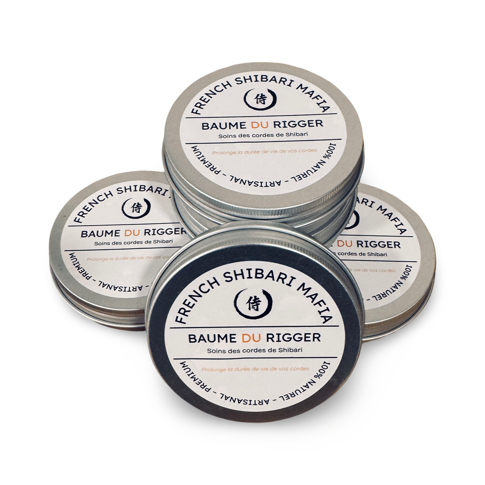 Baume d’entretien à la cire d’abeille et jojoba pour Cordes Shibari en jute, pot de 90 g. 