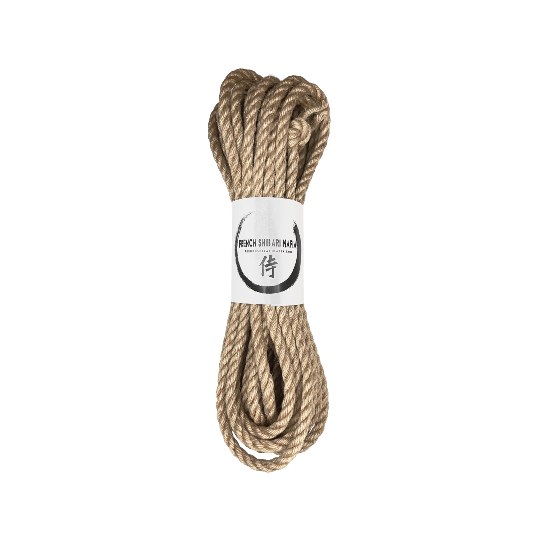 Corde Shibari Gold écru Premium – French Shibari Mafia, jute sans JBO