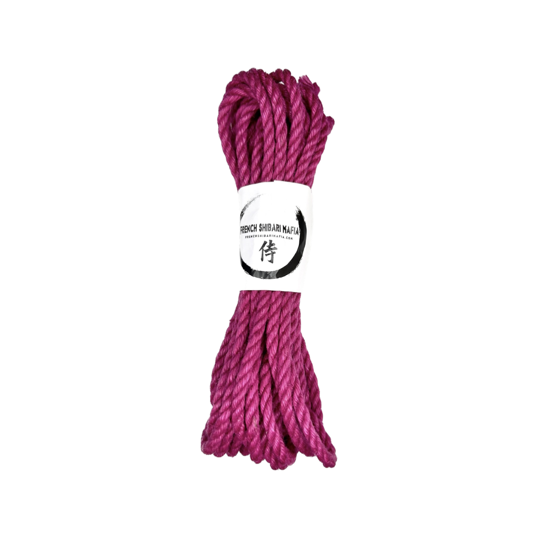 Corde Shibari Rose Premium – French Shibari Mafia, jute sans JBO