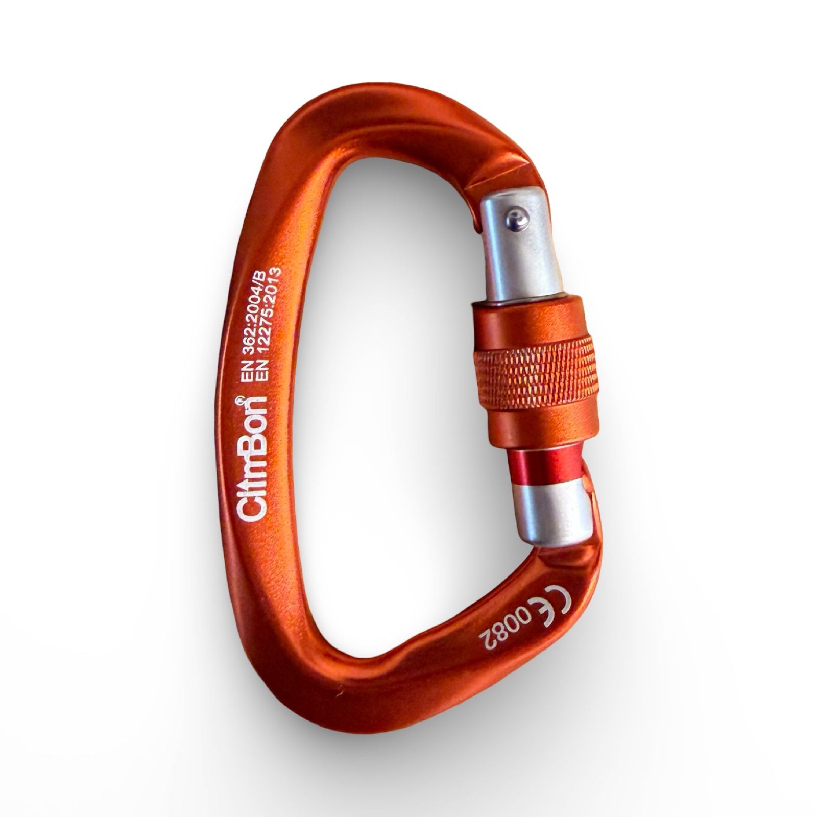 Mousqueton à vis ClimbBon orange pour Shibari