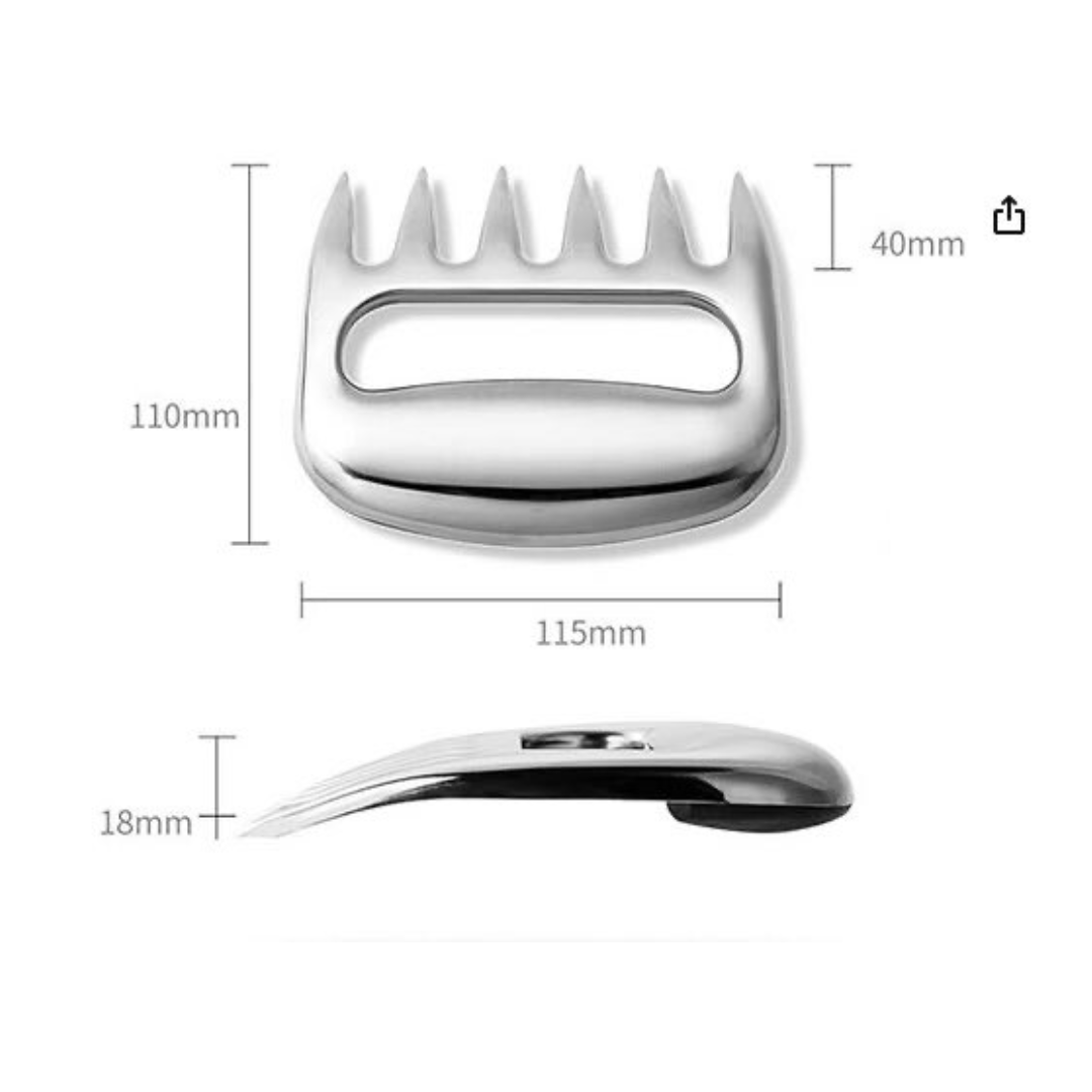 Griffes d’Ours Inox – Accessoire BDSM & Jeux Sensoriels